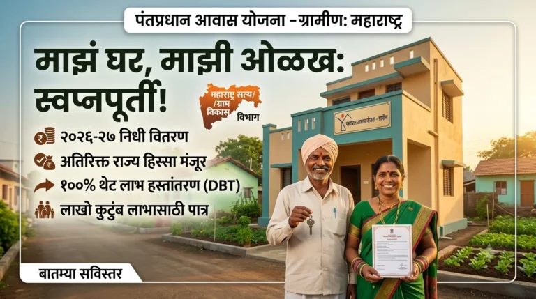ग्रामीण घरकुल योजनेतील अनुसूचित जातीच्या लाभार्थ्यांना मोठा दिलासा: अतिरिक्त अनुदानासाठी ₹३९.८६ कोटींचा निधी वितरीत